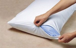 funda de almohada impermeable con cierre